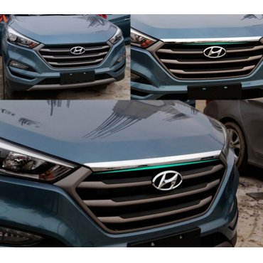 Hyundai Tucson TL 2015 накладка хром на капот