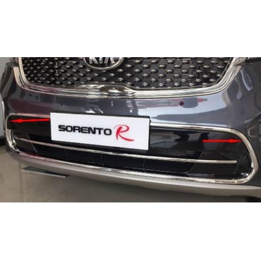 Kia Sorento UM 2015+ хром накладки на решетку радиатора тип A