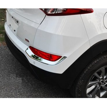Hyundai Tucson TL 2015 накладки хром под задние противотуманные фонари