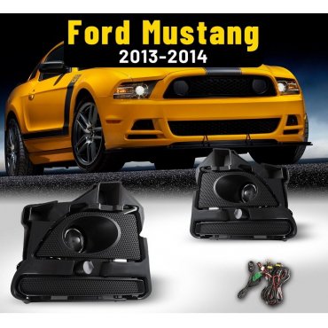 Ford Mustang 2013+ противотуманные фары с решетками