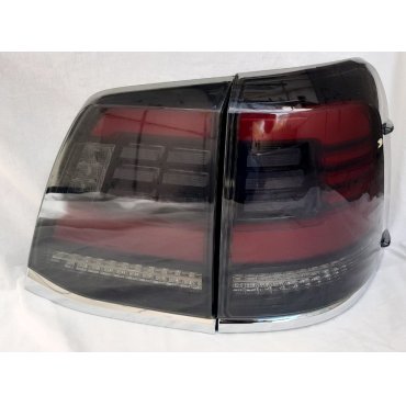 Toyota Land Cruiser LC 200 оптика светодиодная задняя черная LED стиль ZW