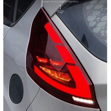 Ford Fiesta Mk7 оптика задняя LED тюнинг красная CP