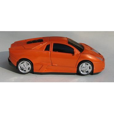 мышка компьютерная беспроводная Lamborghini оранжевая 