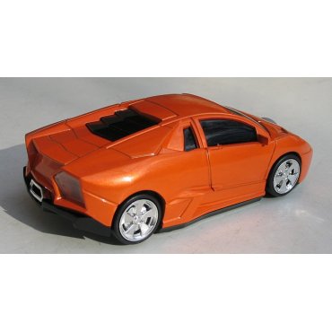 мышка компьютерная беспроводная Lamborghini оранжевая 