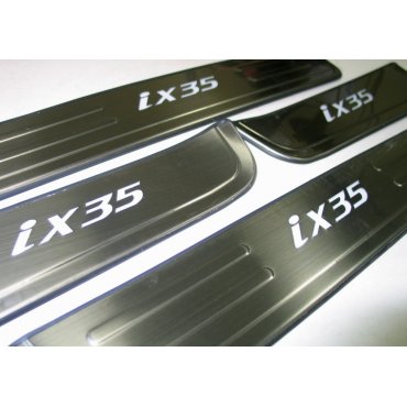Hyundai IX35 накладки порогов дверных проемов с LED подсветкой