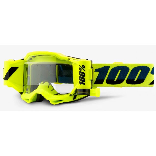 Окуляри 100% ACCURI 2 FORECAST Goggle Fluo Yellow - Clear Lens