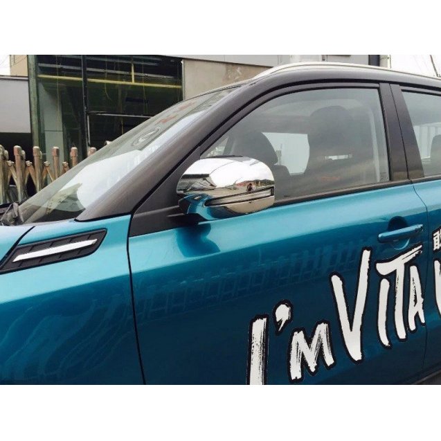 Suzuki Vitara 2015 накладка хром на зеркала цельные 