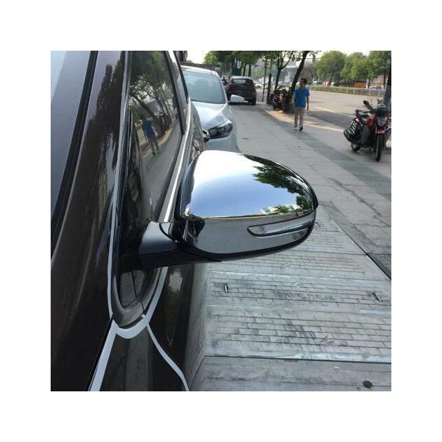 Kia Sportage KX5 Mk4 2015+ хром накладки на зеркала цельные 