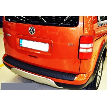 Volkswagen Caddy  накладка защитная на задний бампер полиуретановая