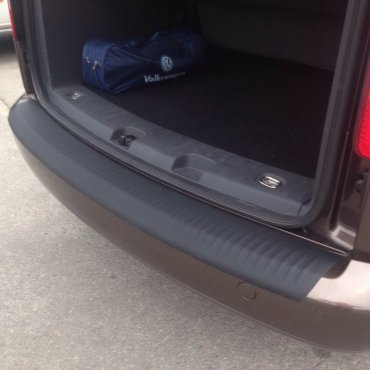 Volkswagen Caddy  накладка защитная на задний бампер полиуретановая
