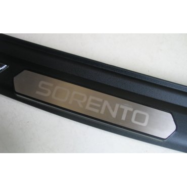 Kia Sorento UM 2015+  накладка защитная на задний бампер ABS