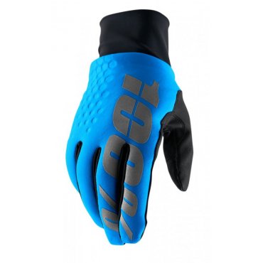 Зимние мото перчатки RIDE 100% BRISKER Hydromatic Glove [Blue]