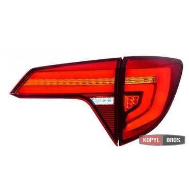 Honda HR-V 2015+ тюнинг фонари задние красные CP