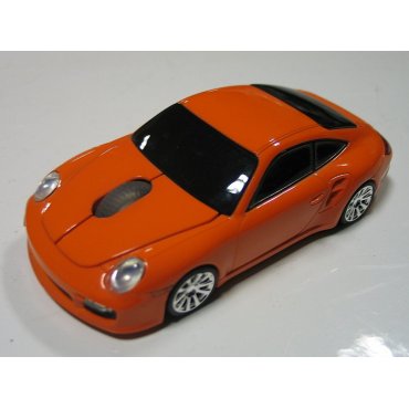 мышка компьютерная беспроводная Porsche оранжевая