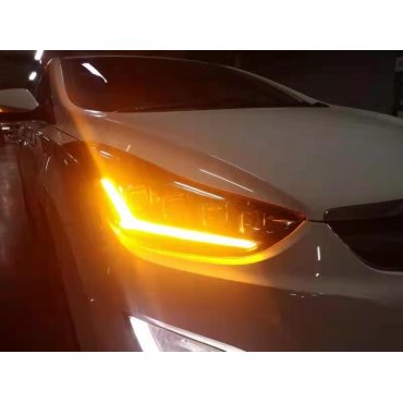 Hyundai Elantra MD 2012+ оптика передняя FULL LED тюнинг ZH