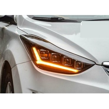 Hyundai Elantra MD 2012+ оптика передняя FULL LED тюнинг ZH