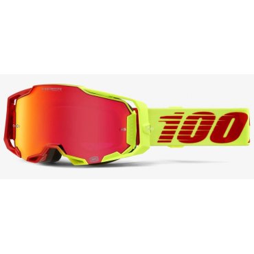 Окуляри 100% ARMEGA Goggle HiPER Solaris - Mirror Red Lens