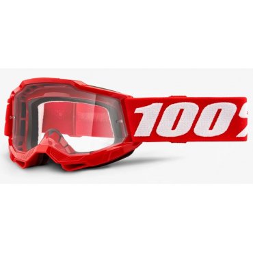 Дитячі окуляри 100% ACCURI 2 Youth Goggle Red - Clear Lens