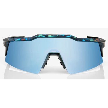 Окуляри Ride 100% SPEEDCRAFT SL - Black Holographic - HiPER Blue Multilayer Mirror Lens