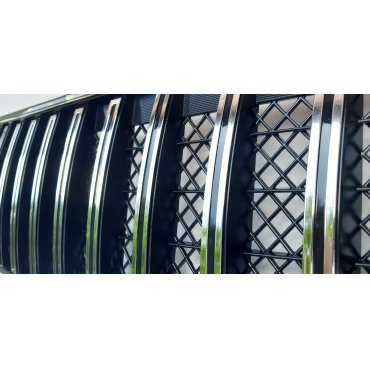 Hyundai Santa Fe 3 IX45 2013+ решетка радиатора тюнинг хром KRN
