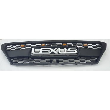 Lexus LX570 2008+ решетка радиатора LED тюнинг KRN