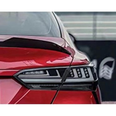 Toyota Camry XV70 2018+ оптика задняя LED альтернативная тюнинг черно белая стиль ZW