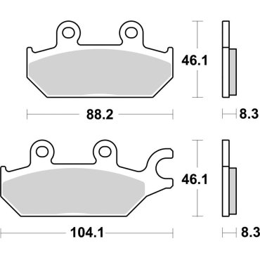 Гальмівні колодки SBS Upgrade Brake Pads