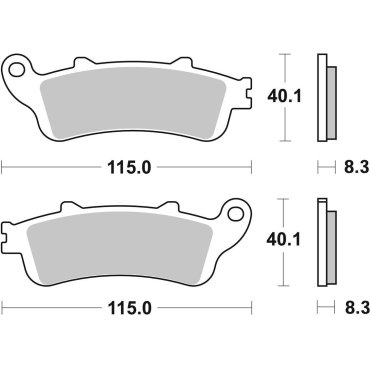 Гальмівні колодки SBS Ultra Quit Brake Pads