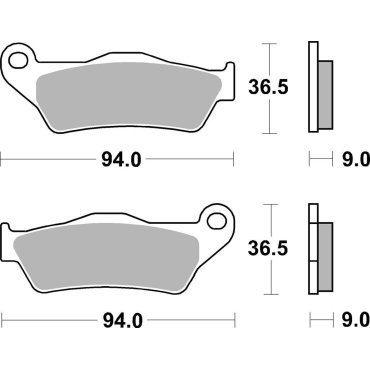 Гальмівні колодки SBS High Power Brake Pads