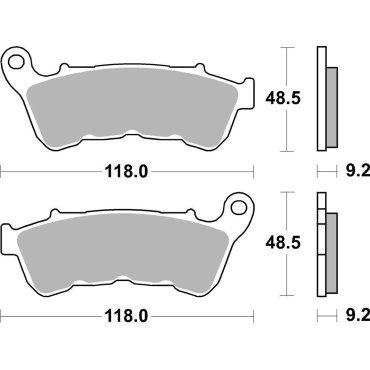 Гальмівні колодки SBS High Performance Front Brake Pads