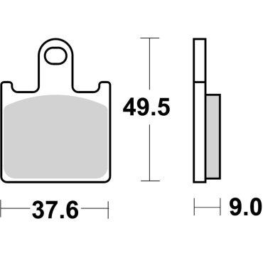 Гальмівні колодки SBS Track Days Front Brake Pads