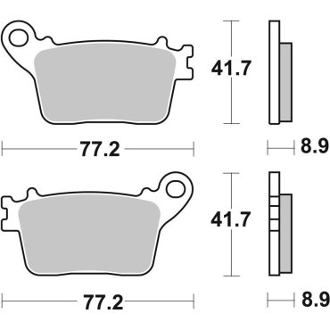 Гальмівні колодки Renthal RC-1 Rear Brake Pads