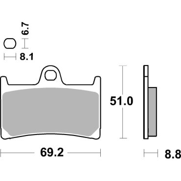 Гальмівні колодки Renthal RC-1 Front Brake Pads