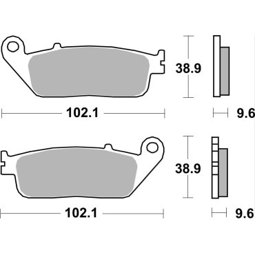 Гальмівні колодки SBS Performance Front Brake Pads