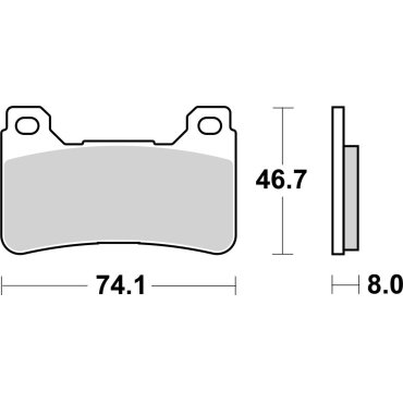 Гальмівні колодки SBS Performance Front Brake Pads