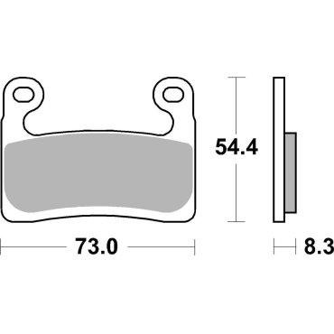 Гальмівні колодки SBS Performance Front Brake Pads