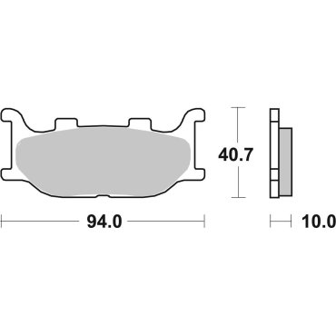 Гальмівні колодки SBS Standard Brake Pads