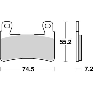 Гальмівні колодки SBS Standard Brake Pads