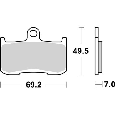 Гальмівні колодки SBS Standard Brake Pads