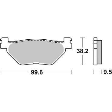 Гальмівні колодки SBS Performance Rear Brake Pads