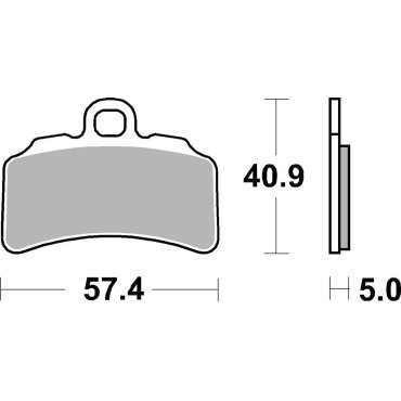 Гальмівні колодки SBS Racing Brake Pads