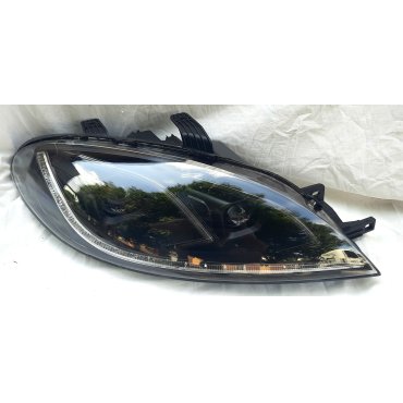 Chevrolet Lacetti 5 дверей хэтчбек оптика передняя черная Benz W212 / Led headlights Benz style W212