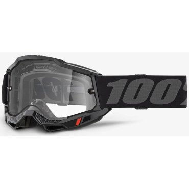 Окуляри 100% ACCURI 2 Enduro Goggle Black - Clear Dual Lens