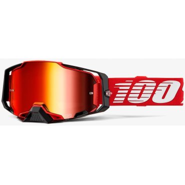 Окуляри 100% ARMEGA Goggle Red - Mirror Red Lens