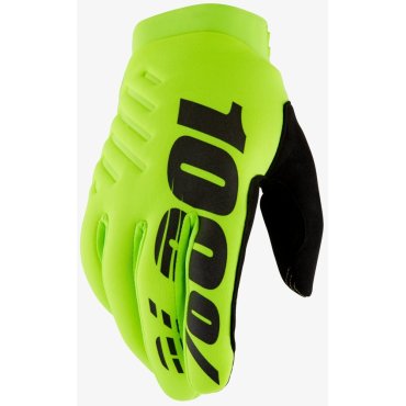 Зимові перчатки 100% BRISKER Glove [Fluo Yellow]