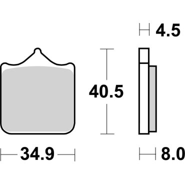 Гальмівні колодки SBS Performance Front Brake Pads