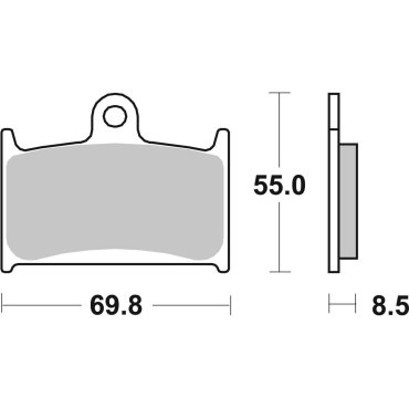 Гальмівні колодки SBS Performance Front Brake Pads