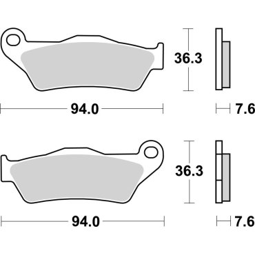 Гальмівні колодки SBS Comp Brake Pads