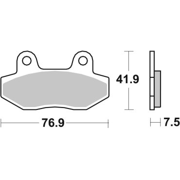 Гальмівні колодки SBS Performance Rear Brake Pads