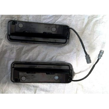 Land Rover Defender L663 2020+ задние LED вставки в задний бампер черные